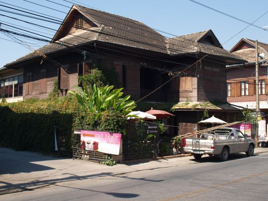 traditionelles Holzhaus
