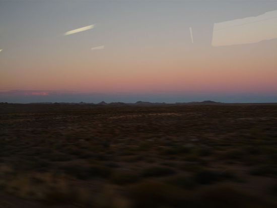 Sonnenuntergang vor der Grenze