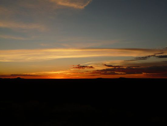 Sonnenuntergang am Weavers Rock
