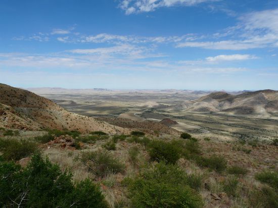 Ausblick vom Spreethoogte Pass