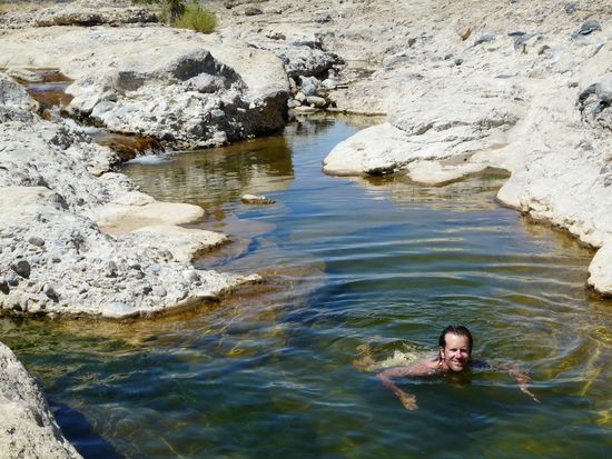 erfrischendes Nass in der Wueste