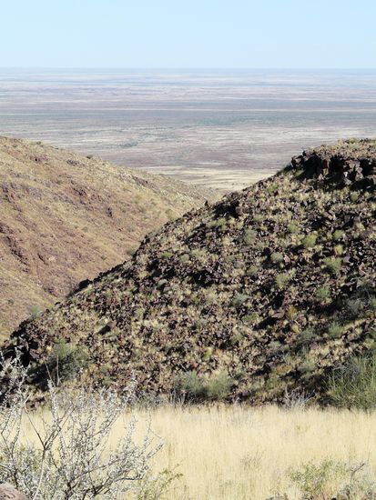 Brukkaros-Crater von Campsite aus