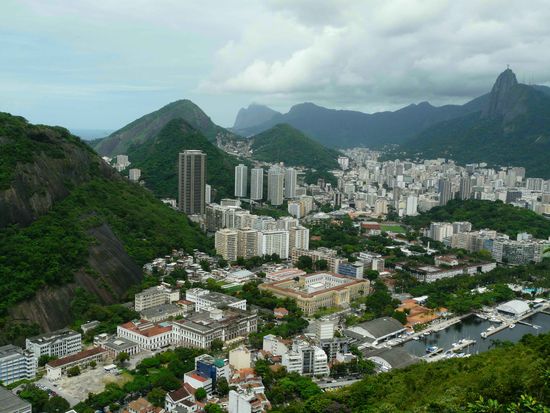 Blick vom Zuckerhut auf Rio