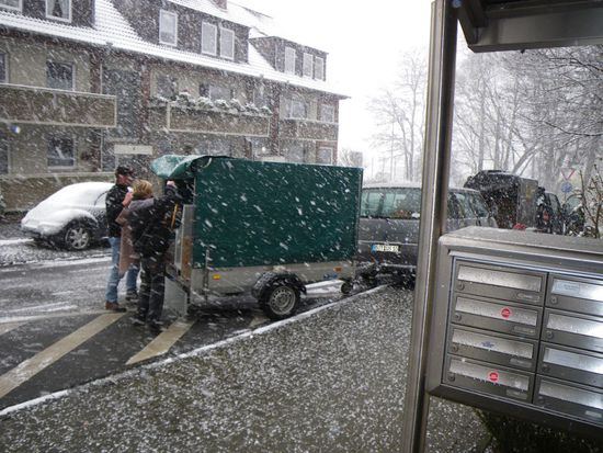 Unser Um- bzw. Auszugstag!