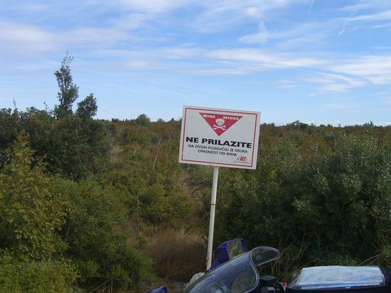 immer mal wieder wird man erinnert... (Minengefahr)