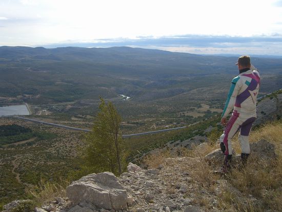 bei Obrovac: die längste Wasserrutsche, die wir je sahen 