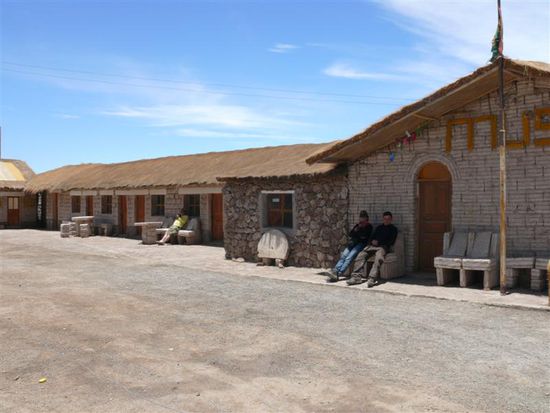 Salzhaus, komplett aus Salzsteinen gebaut