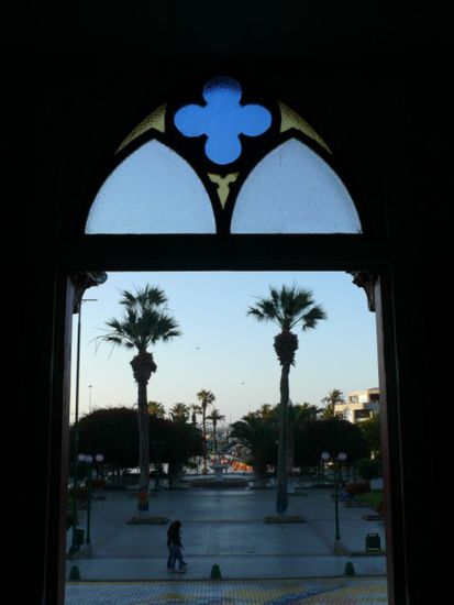 Blick aus der Eifelkathedrale