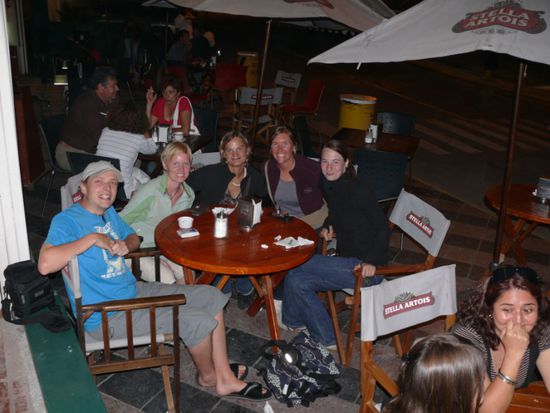 Abendessen am Strand...