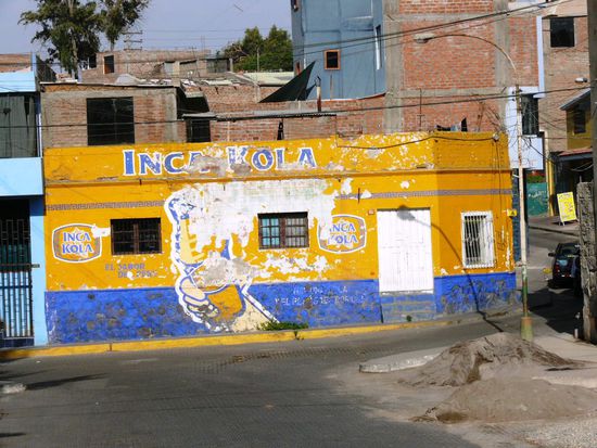 Inca Kola, die Droge der Peruaner 