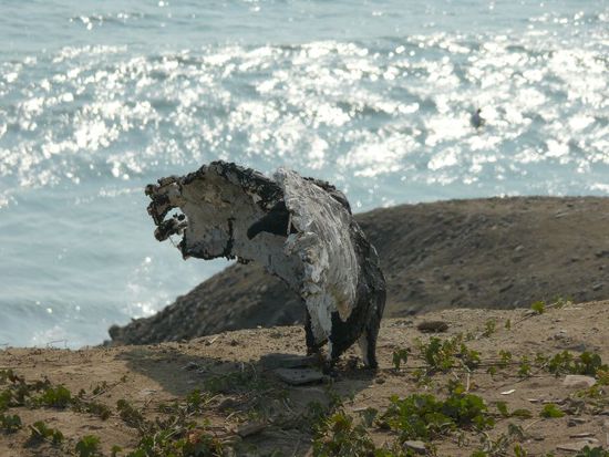 Kondorstatue aus Eisen