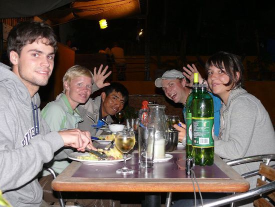 v.l.n.r. Christoph, Yvonne, Julio, Patrice und Anne