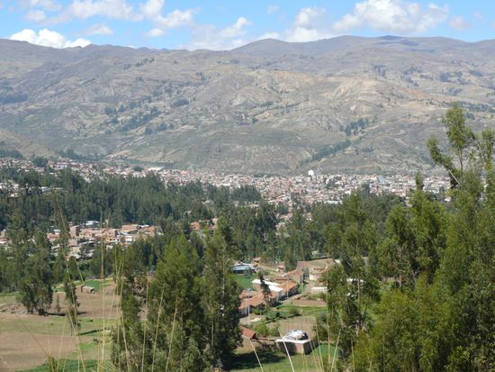 Blick auf Huaraz