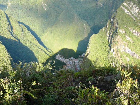 Blick auf Aguas Calientes