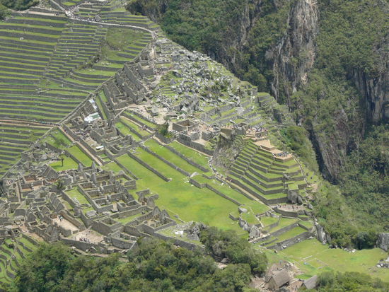 Machu Picchu vom Huayna Picchu aus gesehen