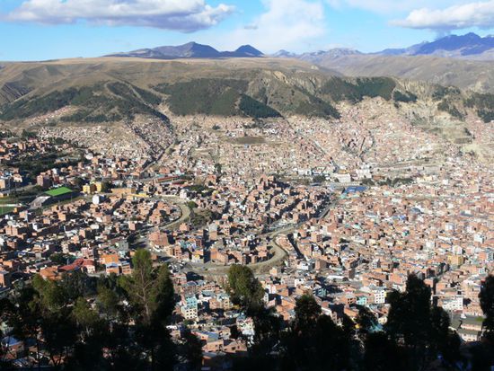 Blick auf La Paz
