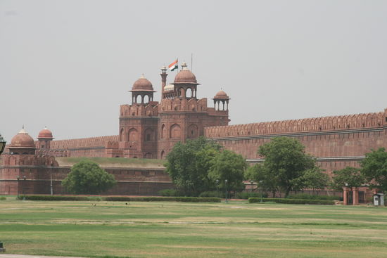 das Red Fort in Delhi