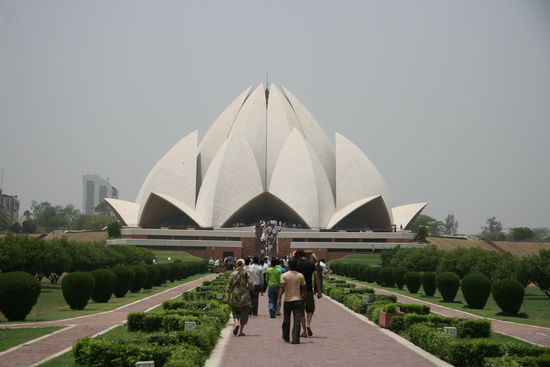 der Lotus Tempel in Delhi