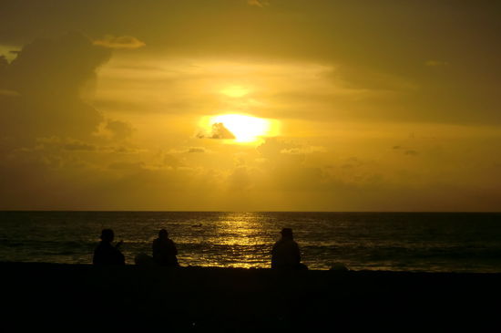 Sonnenuntergang in Kuta (Bali) 