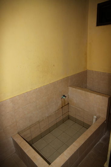 unser luxus Badezimmer mit eigenem Thermalbecken 