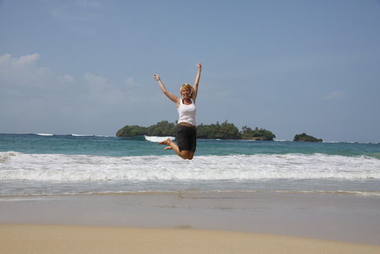 bei so einem Beach macht man glatt Luftsprünge!