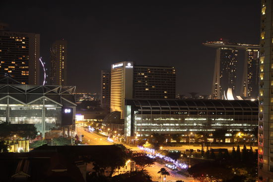 die letzte Nacht verbrachten wir im Hotel Carlton bei dieser Aussicht