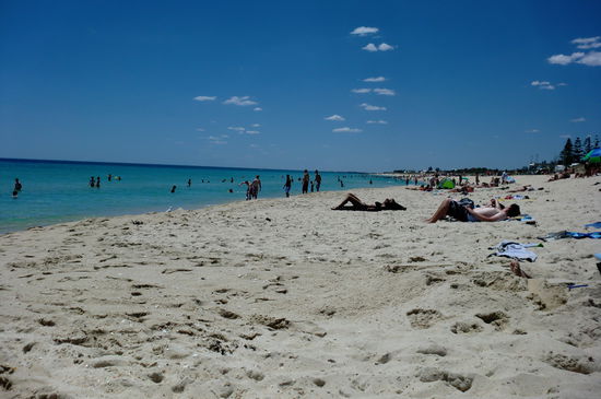 einer der City Strände um Perth