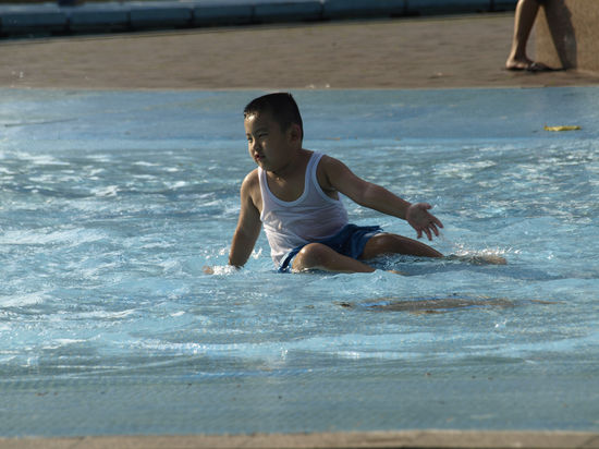 die kinder haben spass...