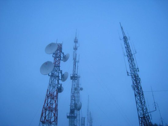 gerade so konnte man ein paar antennen sehen...