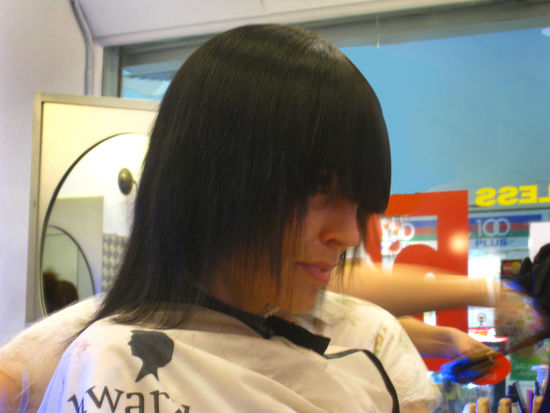 juhu!!!!! ab jetzt einfach haare waschen, lufttrocknen und fertig 