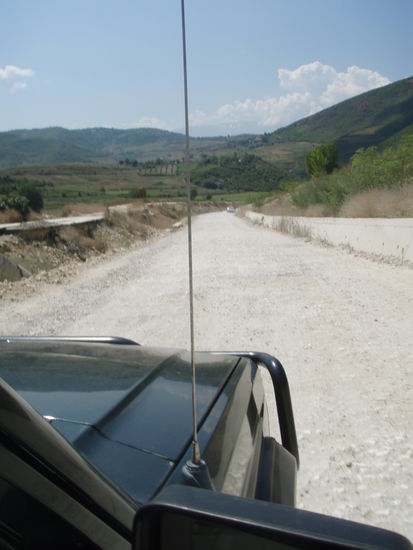 Landstraße in Albanien