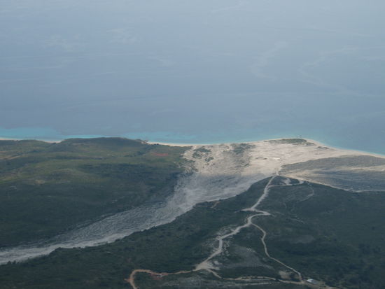 Blick vom Llogara-Pass auf die Riviera