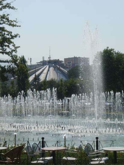Blick auf die Pyramide