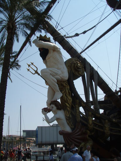 Neptun als Gallionsfigur