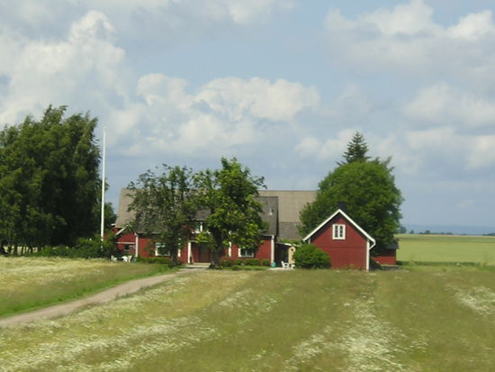 Ein hübsches Schwedenhaus