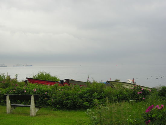 Blick auf den Öresund bei Helsingborg