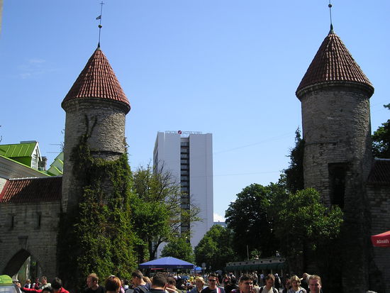 Blick aus der Altstadt in die Neustadt