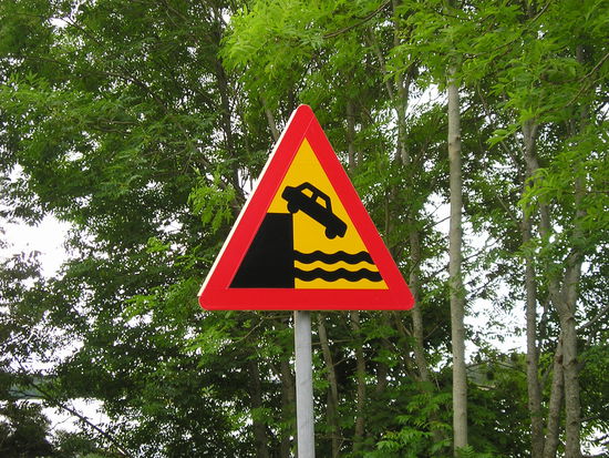 Eines unserer Lieblings-Straßenschilder während unserer Tour 