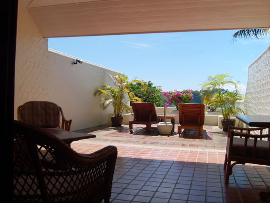 Unsere "kleine" Terrasse 