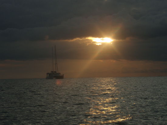 ...den Sonnenuntergang zu fotografieren