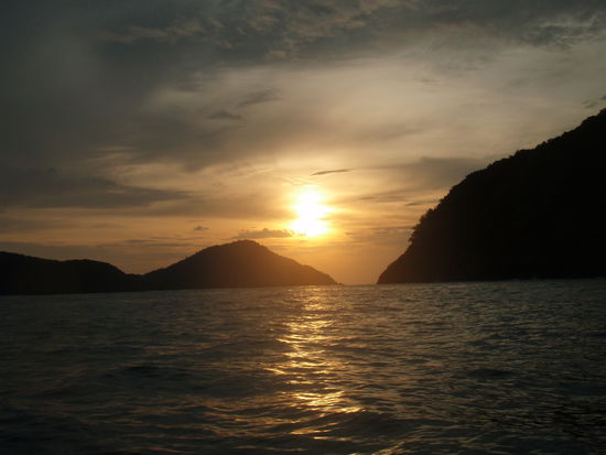 Sonnenuntergang vor Phuket