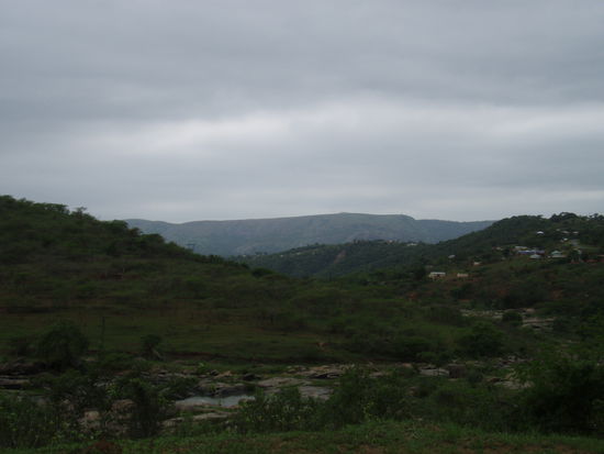 Zuludorf am Umgeni River