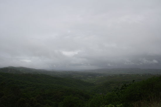 Dicke Regenwolken über Zululand