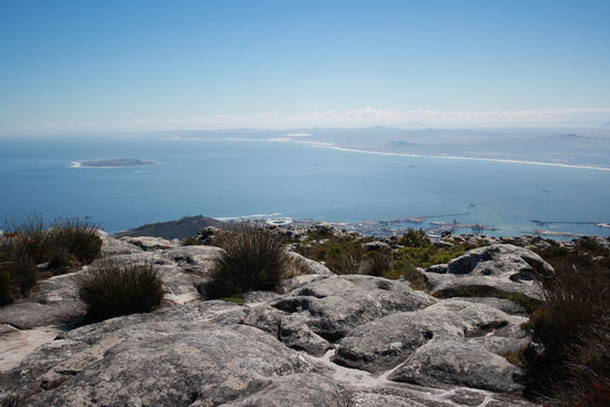 Blick auf Robben Island