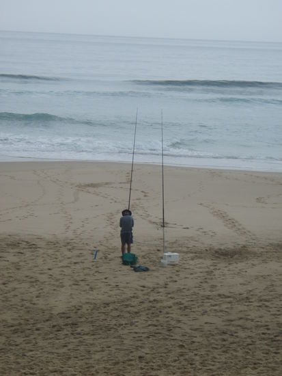 Angler in Dana Bay