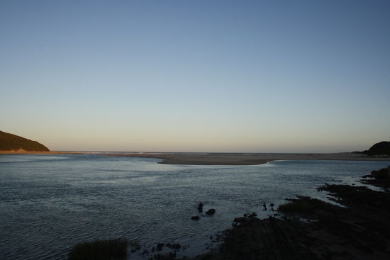 Die Kariega Mündung bei Flut