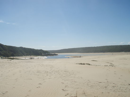 Kariega River bei Ebbe