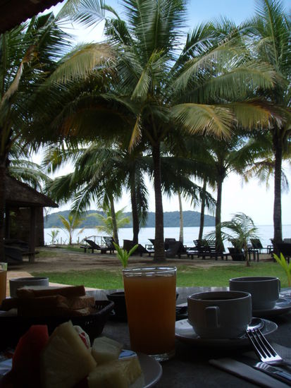 Frühstück mit Aussicht