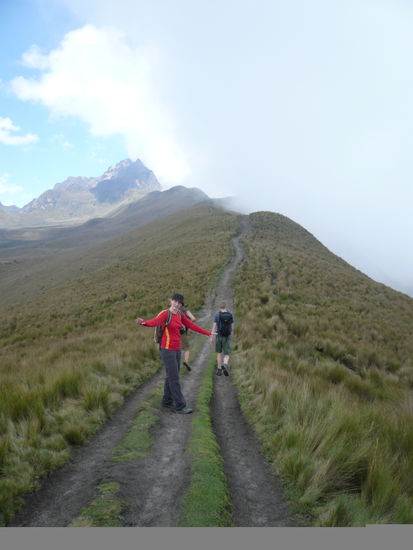 Da sieht mal schon den Rucu Pinchincha