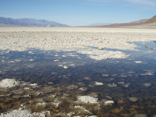 tiefster Punkt in Bad water